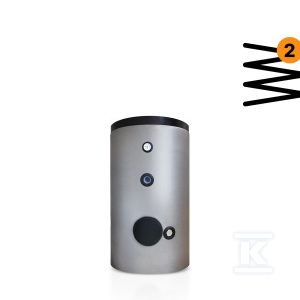 Wymiennik c.w.u. ZPE HX160-2.1B stojący, pojemność 153 l z dwoma wężownicami do instalacji solarnej i kotłów gazowych HZPE0160B2W01
