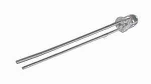 LED 3mm červená 8500 – 10 000mcd/20° čirá