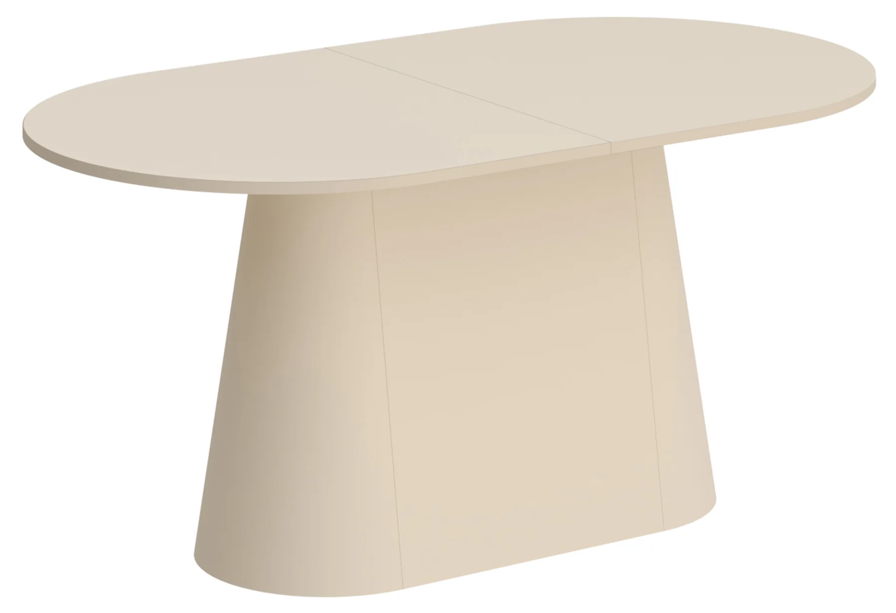 Stół rozkładany Ferbenne 160-208×89 cm cappuccino mat