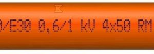 Kabel energetyczny ognioodporny (N)HXH-J FE180 PH90/E90 0,6/1 kV 5×1,5 RE pomarańczowy 0699 058 33