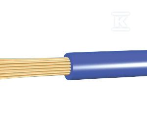 Przewód instalacyjny H07V-K (LGY) 1×1,0 niebieski linka /100m/ G-141812