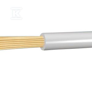 Przewód instalacyjny H07V-K (LGY) 1×2,5 biały linka /100m/ G-102953