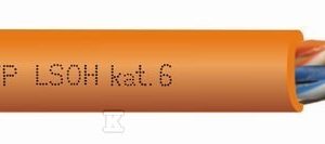 Kabel telekomunikacyjny UTP 4x2x0,5 kat.6 LSOH /500m/ TI0049