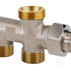 Rozdzielacz jednorurowy 50/50 Duolux, DN15 3802-02.000