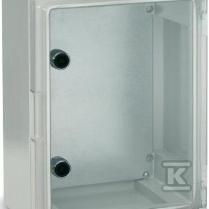 Obudowa hermetyczna SWD drzwi przeźroczyste 250x330x130, wykonana z materiału ABS ICW-253313-P