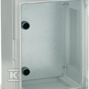 Obudowa hermetyczna SWD drzwi przeźroczyste 400x500x175, wykonana z materiału ABS ICW-405017-P