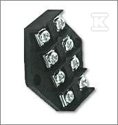 Płytka odgałęźna 4×2.5 mm, czarna 4X2,5MM2