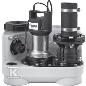 Przepompownia kompletna Compli 300 E (230V) do zastosowań wewnątrz budynków, Qmax = 30 m3/h, Hmax = 10 m JP50076