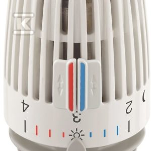 Głowica termostatyczna K biała/z ustawieniem zerowym 7000-00.500