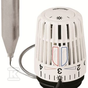 Głowica termostatyczna K biała/zdalny czujnik 1,25m 6001-00.500