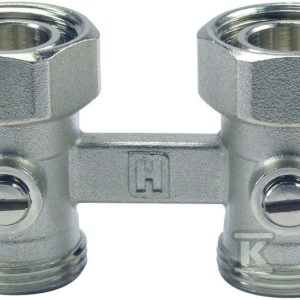 Zawór podwójny, prosty, 2-rur. z odcięciem, 3/4 cala, uszczelnienie V2495DX020