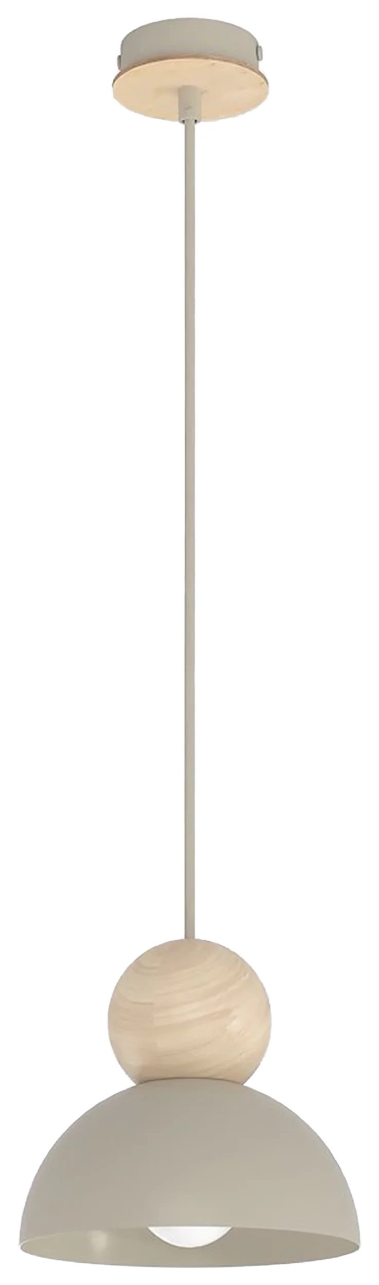 Lampa wisząca Kaki S mokka