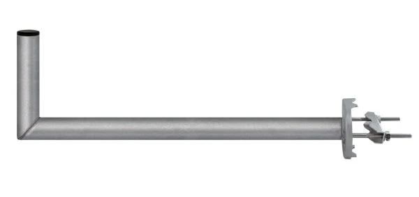 Anténní držák 70cm na stožár s třmenem, trubka 42/2mm, výška 16cm žár.
