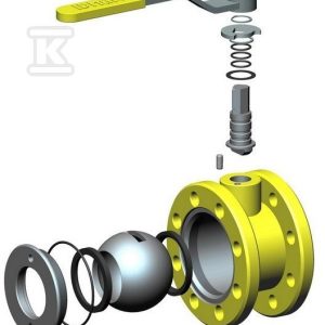 Zawór kulowy gaz DN 100 WK 2a 1.6 MPa APA10000016000