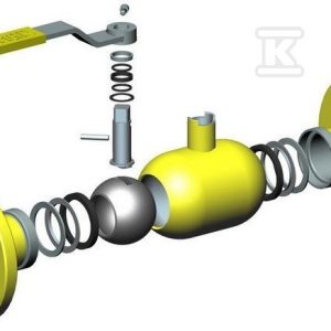 Zawór kulowy gaz DN 100 WKP 2a 2.5 MPa APA10000025160