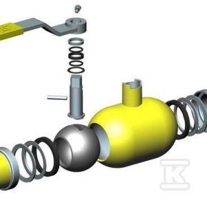 Zawór kulowy gaz DN 80 WKP 2c 1.6 – 4.0 MPa APA08000140170