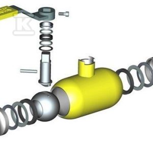 Zawór kulowy gaz DN 65 WKN 2c 1.6 – 4.0 MPa APA06500140260