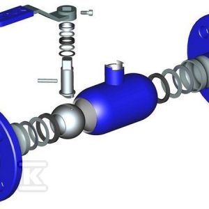 Zawór kulowy woda DN 80 WKN 2a 1.6 – 4.0 MPa APA08010040250