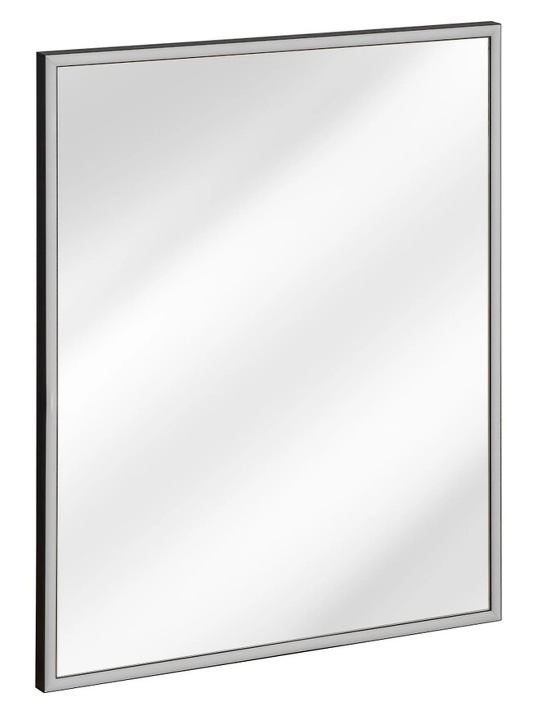 Lustro z podświetleniem LED Alice 83×68 cm w grafitowej ramie