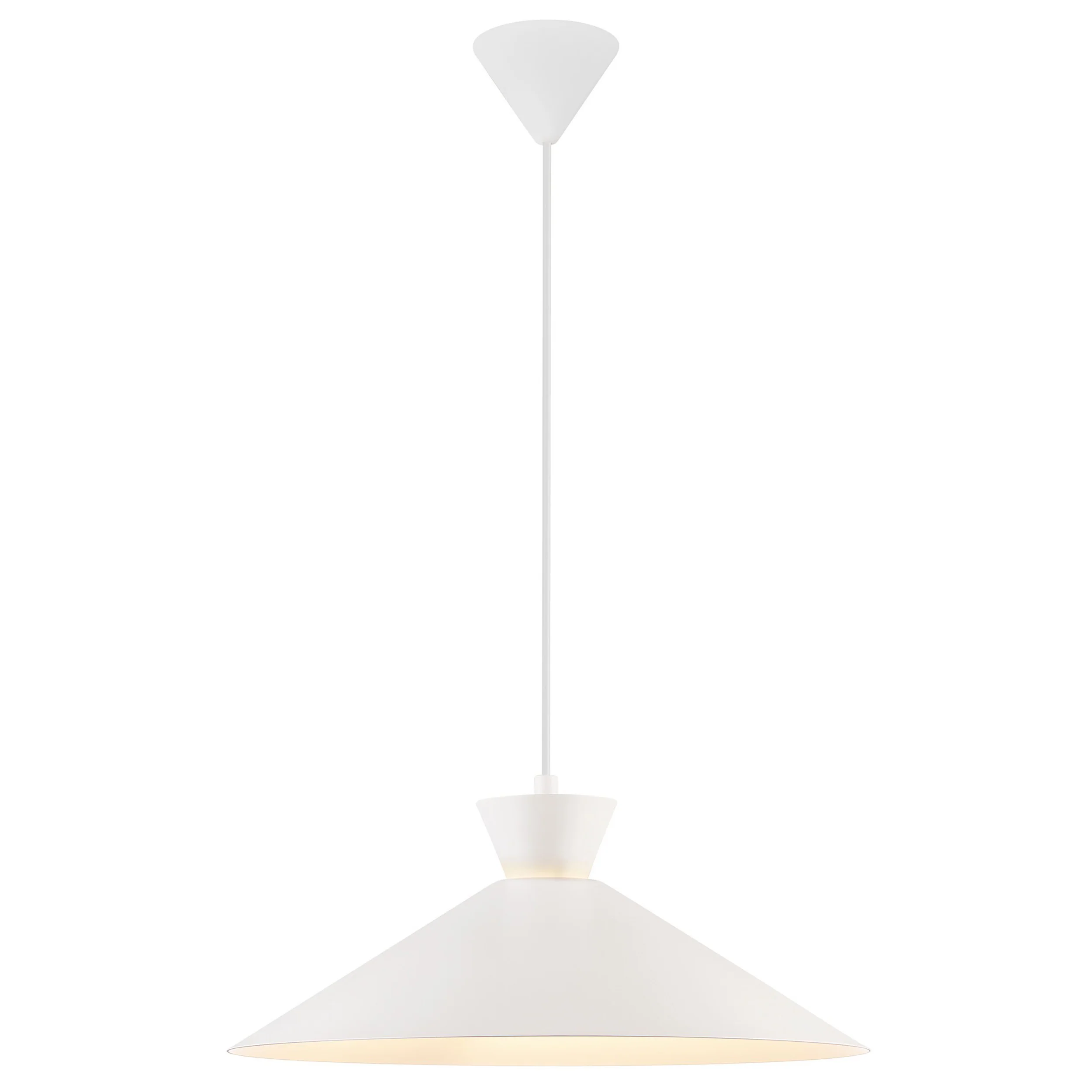 Lampa wisząca Dial 45 cm biała