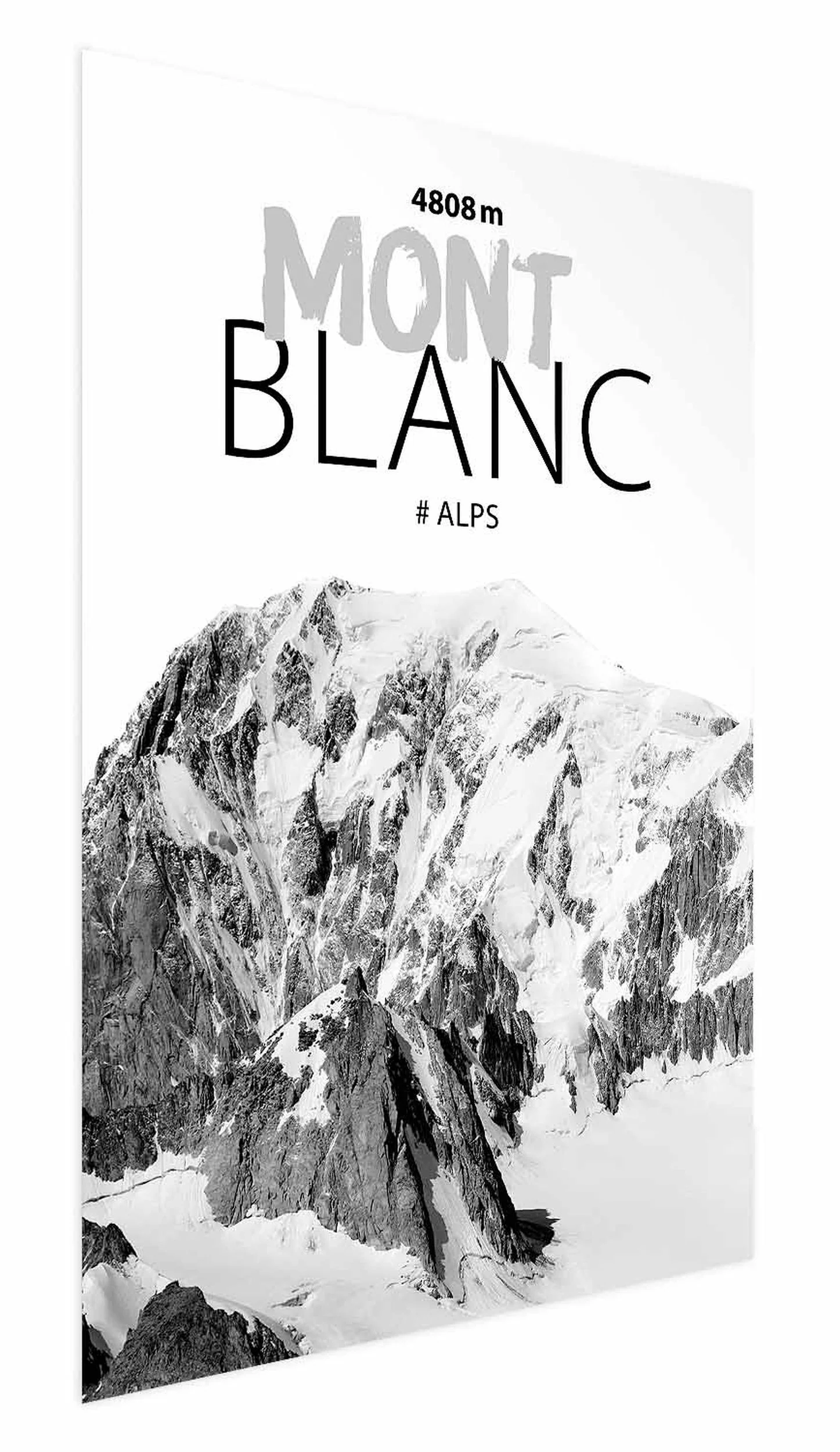 Plakat Mont Blanc 90×60 cm