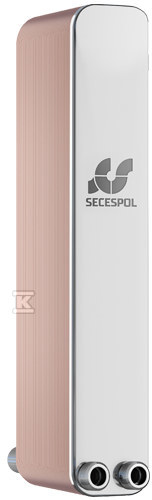 Wymiennik płytowy lutowany dwuprzepływowy LA34-40-2-3/4″ (przyłącza: 4 króćce GZ) 0210-0040