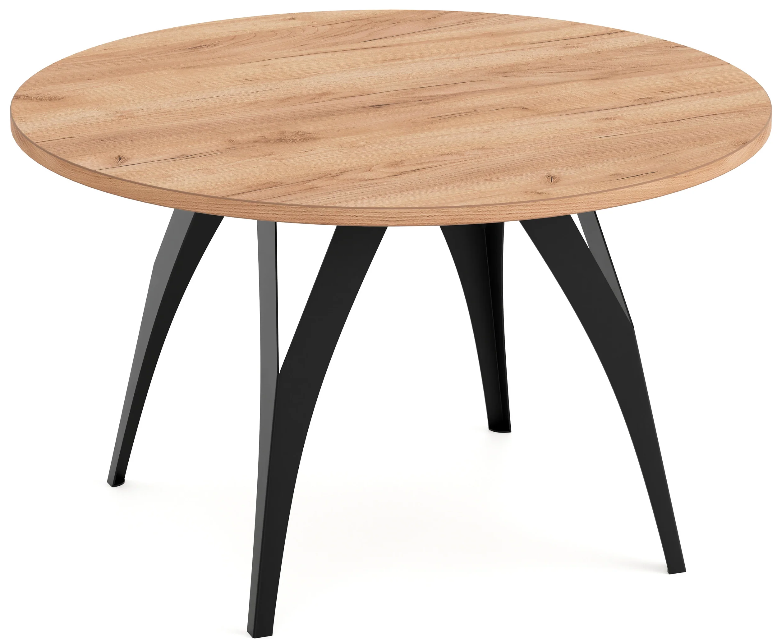 Stolik kawowy Mornize okrągły 75 cm Dąb Craft