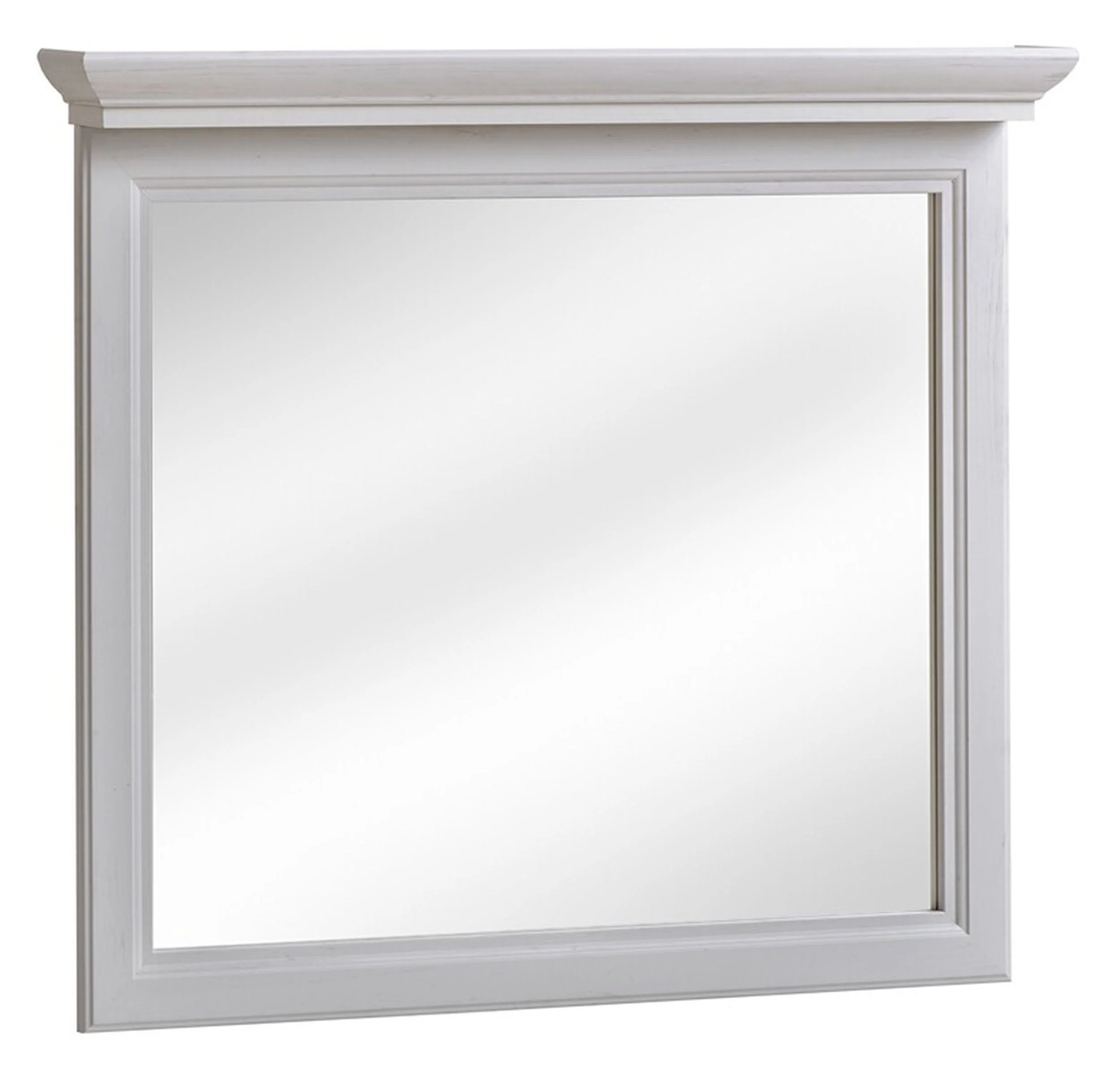 Lustro ścienne Orsay 85×76 cm w białej ramie