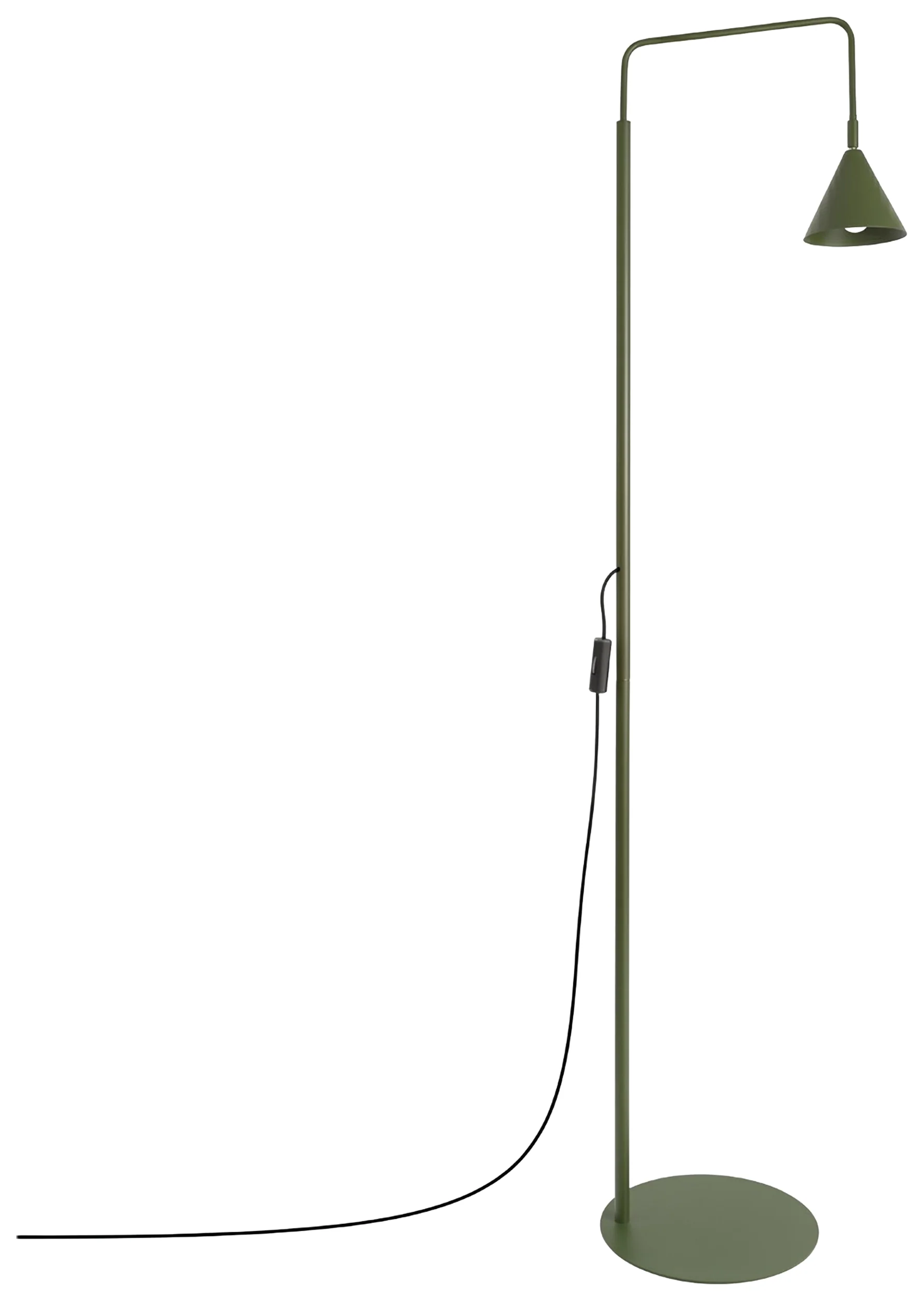 Lampa podłogowa Nox zielona oliwka