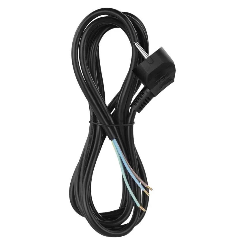 Flexo šňůra PVC 3×0,75mm 3m černá EMOS S18373