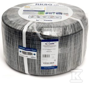 Rura osłonowa karbowana czarna (PESZEL) niepodtrzymująca płomienia ( samogasnąca), UV odporna RKSGP 11×16 (E16) z pilotem 750N 100mb W2211