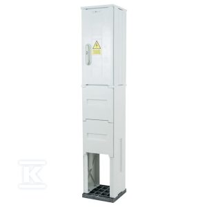 Obudowa termoutwardzalna lakierowana STN 26X58+FTN – daszek płaski, cięgna metalowe IOB-30211-01-011