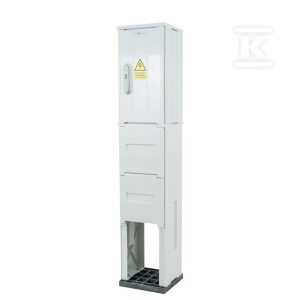 Obudowa termoutwardzalna lakierowana STN 26X50+FTN – daszek płaski, cięgna metalowe IOB-30811-01-011