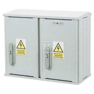 Obudowa termoutwardzalna lakierowana STN 53X42/2 – daszek płaski, cięgna metalowe IOB-32120-01-011