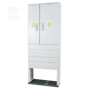 Obudowa termoutwardzalna lakierowana STN 66X84/2P+FTN – daszek płaski, cięgna metalowe IOB-33361-01-011