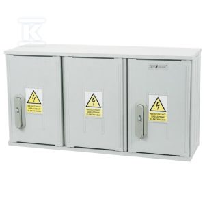 Obudowa termoutwardzalna lakierowana STN 80X42/2P – daszek płaski, cięgna metalowe IOB-34160-01-011