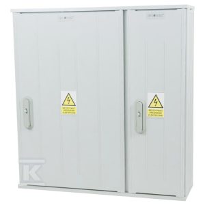 Obudowa termoutwardzalna lakierowana STN 80X84/2L – daszek płaski, cięgna metalowe IOB-34350-01-011
