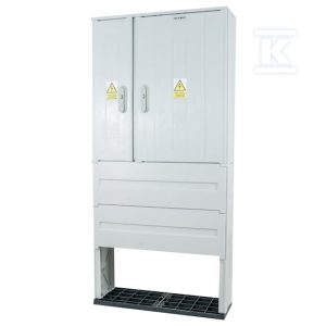 Obudowa termoutwardzalna lakierowana STN 80X84/2P+FTN – daszek płaski, cięgna metalowe IOB-34361-01-011