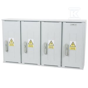 Obudowa termoutwardzalna lakierowana STN 106X58/4 – daszek płaski, cięgna metalowe IOB-35240-01-011