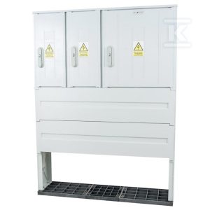 Obudowa termoutwardzalna lakierowana STN 106X58/3P+FTN – daszek płaski, cięgna metalowe IOB-35281-01-011