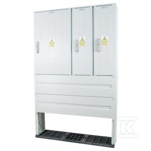 Obudowa termoutwardzalna lakierowana STN 106X84/3L+FTN – daszek płaski, cięgna metalowe IOB-35371-01-011