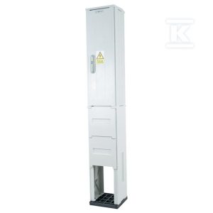 Obudowa termoutwardzalna lakierowana SSTN 26X84+FTN – daszek skośny, cięgna metalowe IOB-40311-01-011
