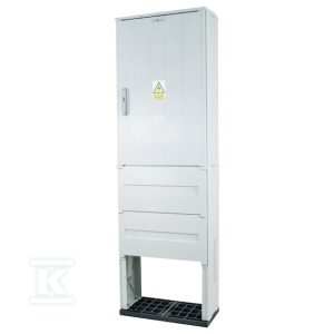 Obudowa termoutwardzalna lakierowana SSTN 53X84+FTN – daszek skośny, cięgna metalowe IOB-42311-01-011