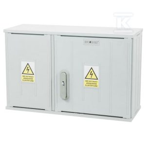 Obudowa termoutwardzalna lakierowana SSTN 66X42 – daszek skośny, cięgna metalowe IOB-43110-01-011