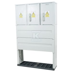 Obudowa termoutwardzalna lakierowana SSTN 80X42/2L+FTN – daszek skośny, cięgna metalowe IOB-44151-01-011