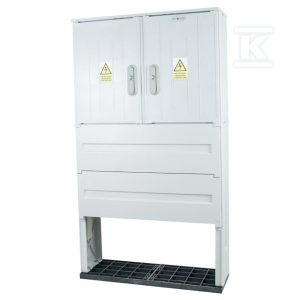 Obudowa termoutwardzalna lakierowana SSTN 80X58/2+FTN – daszek skośny, cięgna metalowe IOB-44221-01-011