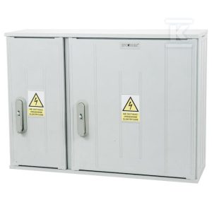 Obudowa termoutwardzalna lakierowana SSTN 80X58/2P – daszek skośny, cięgna metalowe IOB-44260-01-011
