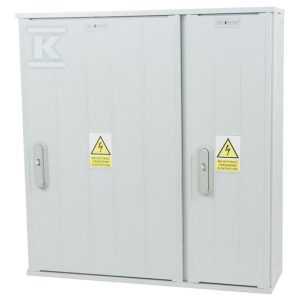 Obudowa termoutwardzalna lakierowana SSTN 80X84/2L – daszek skośny, cięgna metalowe IOB-44350-01-011