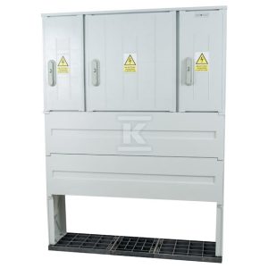 Obudowa termoutwardzalna lakierowana SSTN 106X58/3S+FTN – daszek skośny, cięgna metalowe IOB-45231-01-011