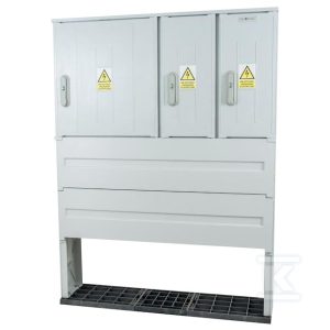 Obudowa termoutwardzalna lakierowana SSTN 106X58/3L+FTN – daszek skośny, cięgna metalowe IOB-45271-01-011